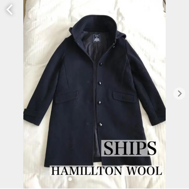 SHIPS(シップス)の【売り切りsale】定価 37800円  SHIPS ハミルトン ウール コート レディースのジャケット/アウター(ロングコート)の商品写真
