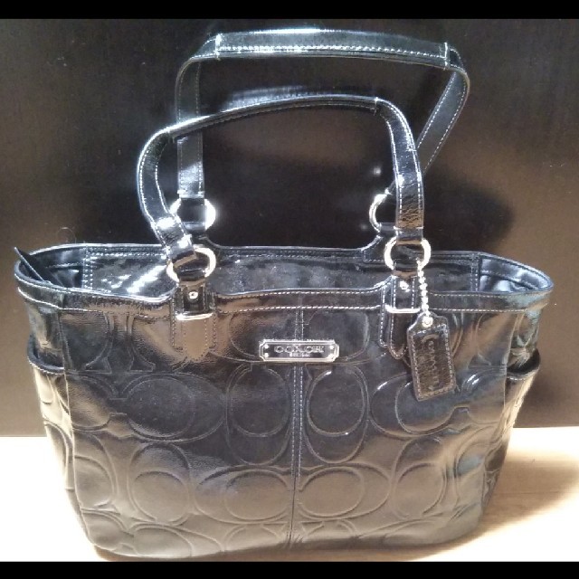 COACH(コーチ)の[210]本物COACH/ギャラリーエンボスドパテントートバッグ F19462 レディースのバッグ(トートバッグ)の商品写真