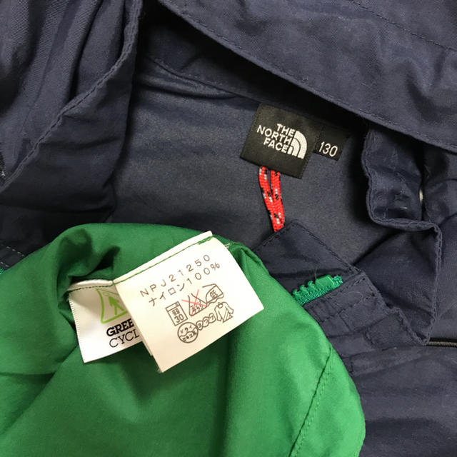 THE NORTH FACE(ザノースフェイス)のお取置き中！ノースフェイス  ナイロン　パーカー　ウインドブレーカー  130 キッズ/ベビー/マタニティのキッズ服男の子用(90cm~)(ジャケット/上着)の商品写真