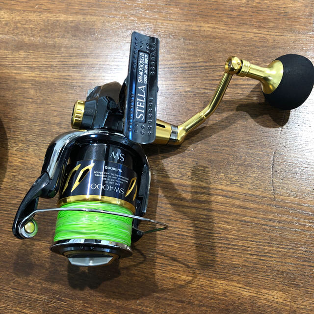 SHIMANO 13 ステラSW 4000XG ハンドルカスタム