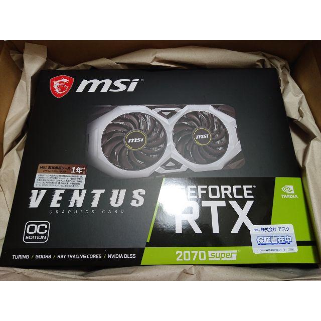 新品 MSI GeForce RTX 2070 SUPER VENTUS OC