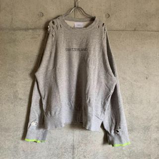 サンシー(SUNSEA)のstein 19ss oversized rebuild sweat LS(スウェット)