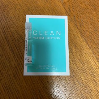 クリーン(CLEAN)の【CLEAN】クリーン ウォームコットン オードパルファム 1ml(香水(女性用))