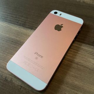 アイフォーン(iPhone)のiPhone SE Rose Gold 64GB SIMフリー(スマートフォン本体)