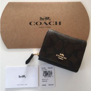 コーチ(COACH)のあっちゃん様専用【新品・箱付き】COACH＜コーチ＞三つ折り財布(財布)