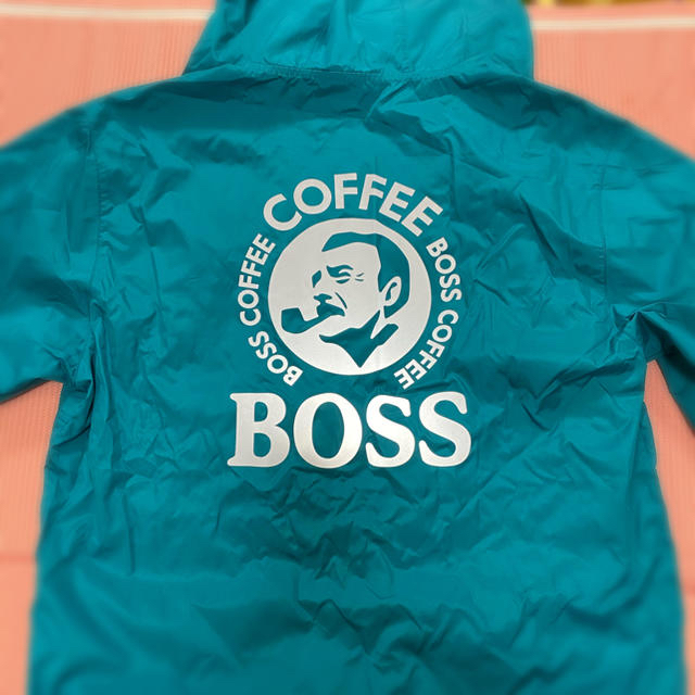 美品 サントリー 限定 BOSS coffee オーバーサイズ 半袖ポロシャツ