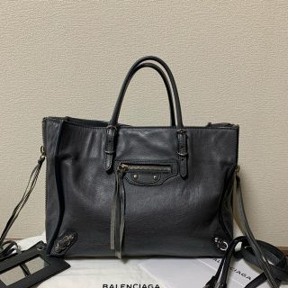 バレンシアガバッグ(BALENCIAGA BAG)のyy 様専用 バレンシアガ ペーパー ミニ バッグ グレー(ショルダーバッグ)