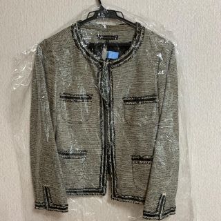 ユナイテッドアローズグリーンレーベルリラクシング(UNITED ARROWS green label relaxing)のグリーレーベル✦ツイード ジャケット✦フォーマル (ノーカラージャケット)