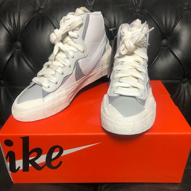 sacai×NIKE BLAZER MID WHITE / WOLF GREY