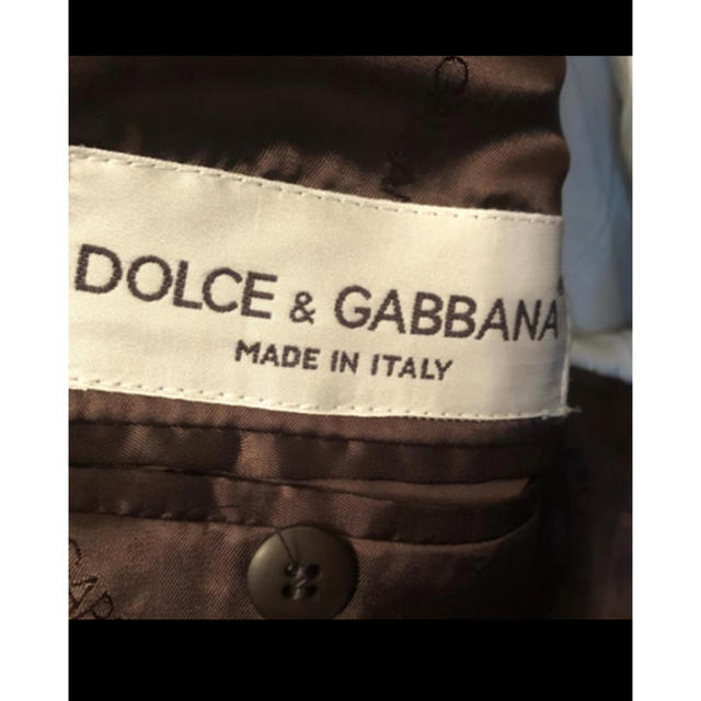 DOLCE&GABBANA(ドルチェアンドガッバーナ)の美品✨dolce&gabbana メンズベロアジャケット♥️ メンズのジャケット/アウター(テーラードジャケット)の商品写真