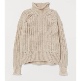 エイチアンドエム(H&M)のlilyyybae様 H＆M リブニットタートルネック S(ニット/セーター)