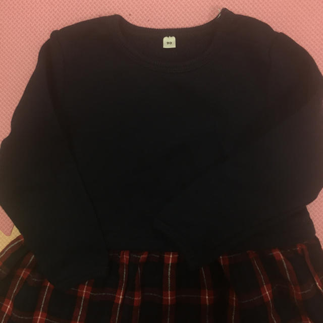 MUJI (無印良品)(ムジルシリョウヒン)の無印　ワンピース キッズ/ベビー/マタニティのキッズ服女の子用(90cm~)(その他)の商品写真