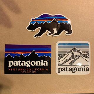 パタゴニア(patagonia)のパタゴニア　ステッカー　3枚セット(ステッカー)