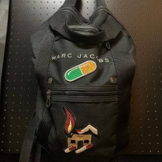 マークジェイコブス(MARC JACOBS)のマークジェイコブス リュック カスタム ワッペン 中古(バッグパック/リュック)