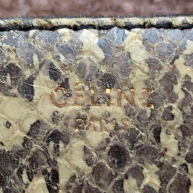celine - セリーヌ パイソン ミニ財布の通販 by kodamahikari's shop ... セリーヌ パイソン ミニ財布