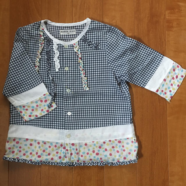 hakka kids(ハッカキッズ)のH AＫＫA  ＫID S・ブラウス キッズ/ベビー/マタニティのキッズ服女の子用(90cm~)(ブラウス)の商品写真