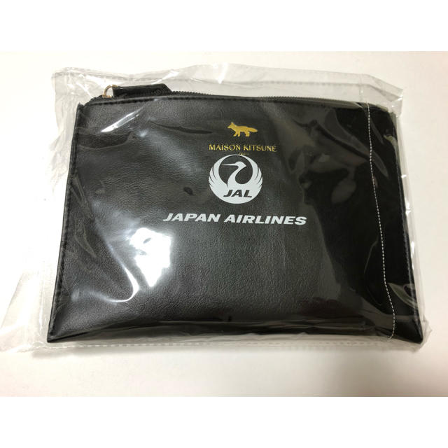 JAL(日本航空)(ジャル(ニホンコウクウ))のJAL    MAISON KITSUNE  コラボポーチ レディースのファッション小物(ポーチ)の商品写真