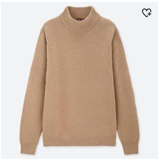 ユニクロ(UNIQLO)のミドルゲージモックネックセーター(ニット/セーター)