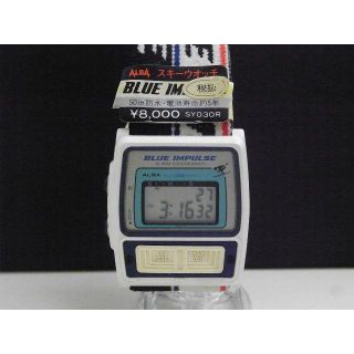 SEIKO - ALBA スキーウォッチ デッドストック BLUE IMPULSEの SEIKO - ALBA スキーウォッチ デッドストック BLUE IMPULSEの