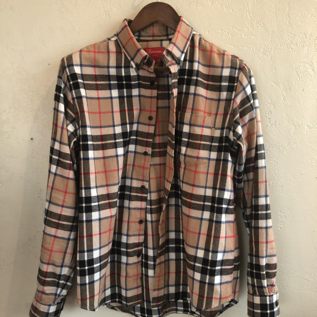 supreme  tartan flannel shirt