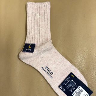 ポロラルフローレン(POLO RALPH LAUREN)の新品　レディース  POLO ポロラルフローレン　カシミヤ混ソックス　日本製(ソックス)