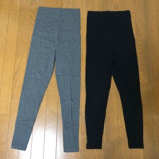 ユニクロ(UNIQLO)のUNIQLO マタニティレギンス M 2枚セット(マタニティタイツ/レギンス)