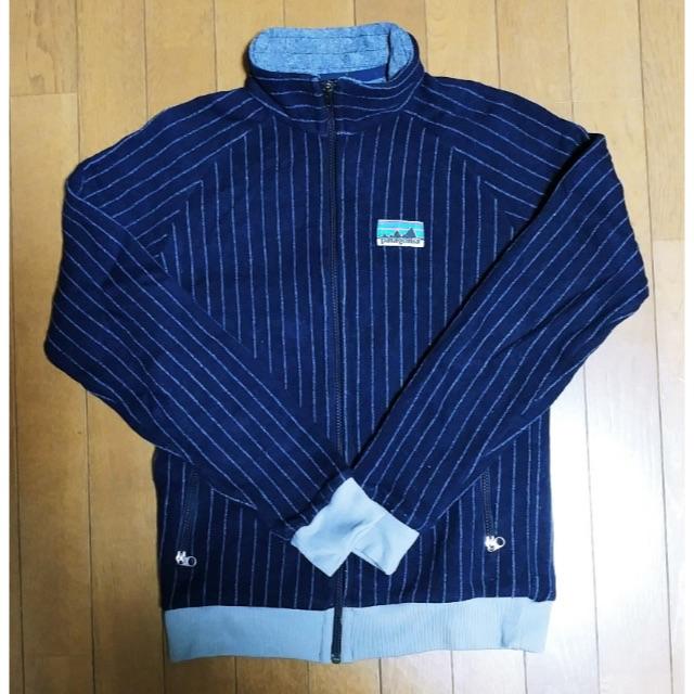 patagonia(パタゴニア)のpatagonia 旧タグ ジップトップス ネイビー　S メンズのトップス(スウェット)の商品写真