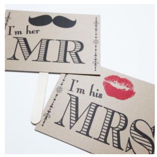 EYM＊結婚式用MR. MRS.フォトプロップス(フォトプロップス)