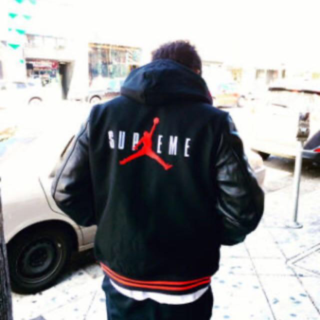 15aw supreme jordan ジョーダン スタジャン　jacket