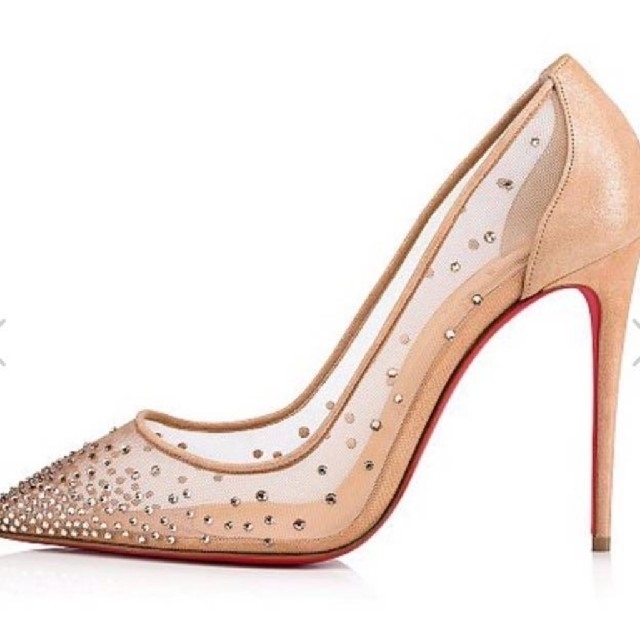 lChristian Louboutin follies strass パンプス