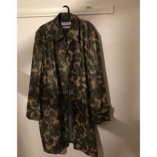 コム デ ギャルソン(COMME des GARCONS) カモフラ ステンカラーコート