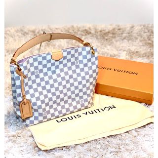 ルイヴィトン(LOUIS VUITTON)の最終値下げ！早い者勝ち！ルイヴィトン グレースフル PM ダミエ・アズール　美品(ハンドバッグ)