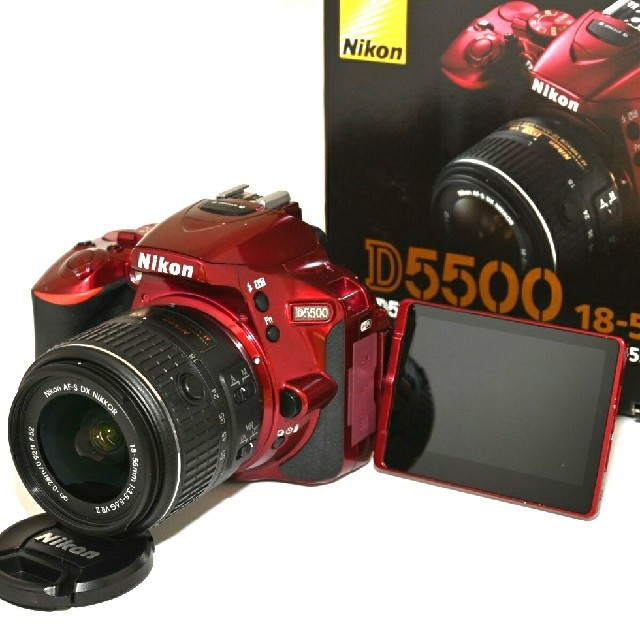 ❤Nikon❤Wi-Fi機能搭載❤超大容量32GBの新品SD付き♬D5500カメラ