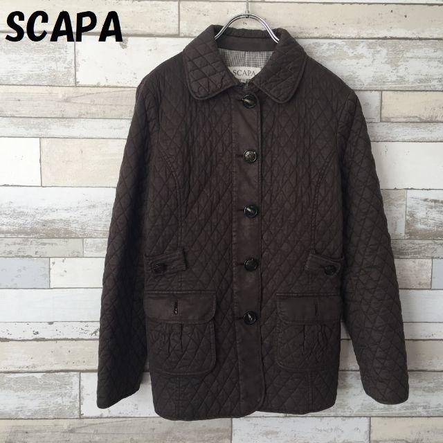 【人気】SCAPA/スキャパ キルティングジャケット サイズ38 レディース
