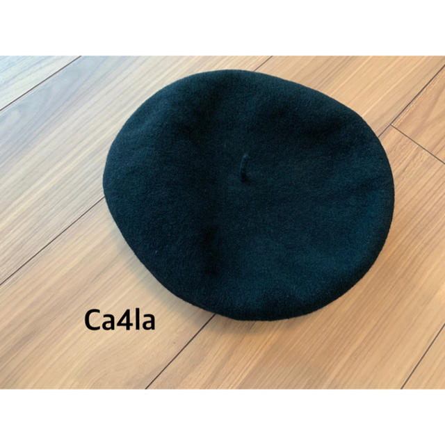 CA4LA(カシラ)のCA4LA ベレー帽　ブラック レディースの帽子(ハンチング/ベレー帽)の商品写真