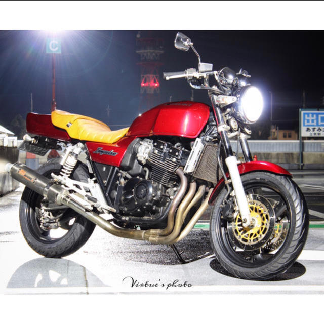SUZUKI インパルス GSX400 4気筒エンジン ヨシムラフルエキマフラー