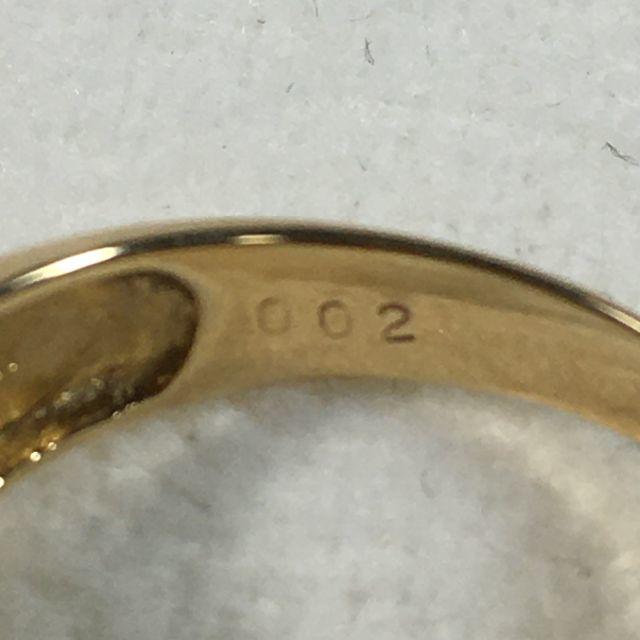 K18　Pt900　ダイヤ　指輪