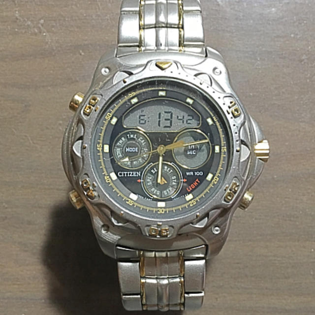 CITIZEN - CITIZEN PROMASTER アナデジ chronograph 腕時計の通販 by strum's shop