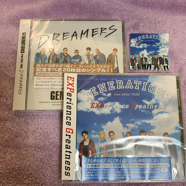 GENERATIONS(ジェネレーションズ)のGENERATIONS CD 2枚セット エンタメ/ホビーのCD(ポップス/ロック(邦楽))の商品写真