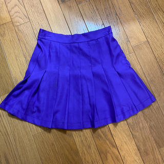 スピンズ(SPINNS)の紫 パープル テニススカート プリーツスカート 韓国 参戦服(ミニスカート)