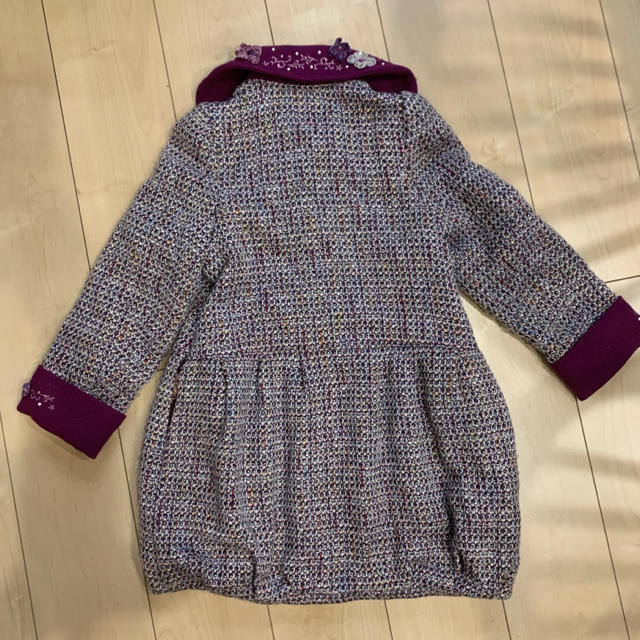 ANNA SUI mini(アナスイミニ)のアナスイミニ　コート　130 キッズ/ベビー/マタニティのキッズ服女の子用(90cm~)(コート)の商品写真