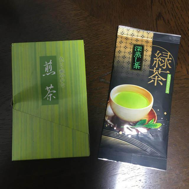 サントリー(サントリー)の緑茶  深蒸し茶100ｇと伊右衛門ティーバッグ8個 食品/飲料/酒の飲料(茶)の商品写真