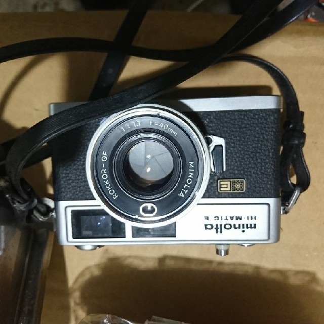 KONICA MINOLTA(コニカミノルタ)の■ミノルタ■minolta■HI-MATIC E■ROKKOR-GF■1：1.7 スマホ/家電/カメラのカメラ(フィルムカメラ)の商品写真