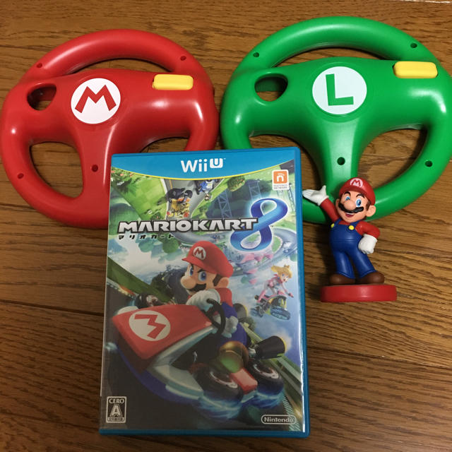 Wii U - マリオカート8 ハンドルセット Wii Uの通販 by ユ⭐︎ア's shop｜ウィーユーならラクマ