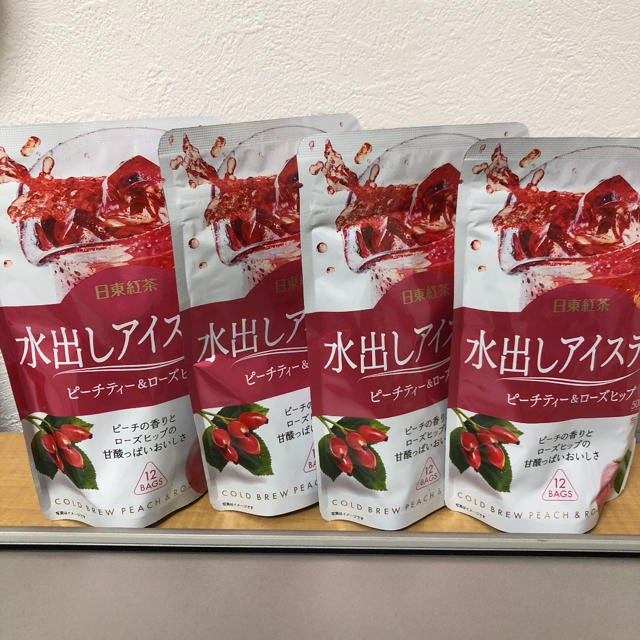 4袋セット アイスティー   ピーチティー&ローズヒップㅤ 食品/飲料/酒の飲料(茶)の商品写真