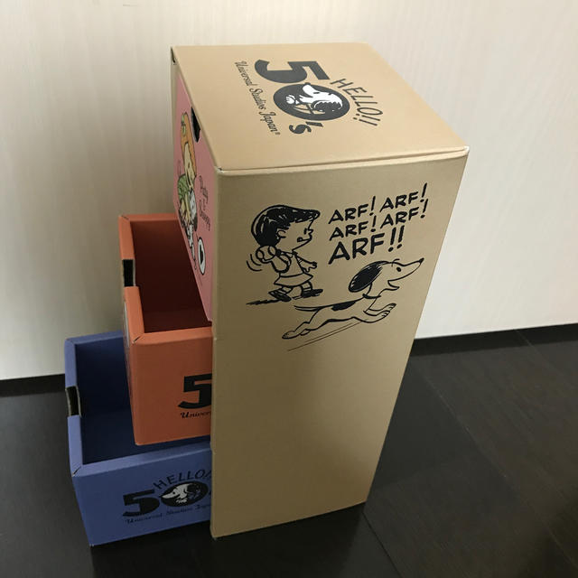 USJ(ユニバーサルスタジオジャパン)の☆USJお土産 ☆スヌーピーお菓子箱 エンタメ/ホビーのおもちゃ/ぬいぐるみ(キャラクターグッズ)の商品写真