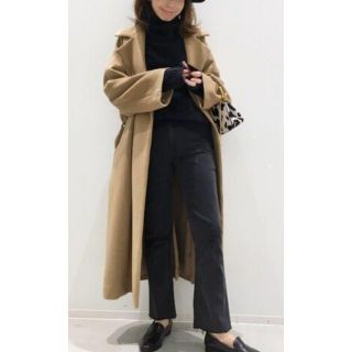 アパルトモンドゥーズィエムクラス(L'Appartement DEUXIEME CLASSE)の新品 L'Appartement Wool Elegant Coat(ロングコート)