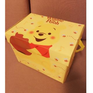 クマノプーサン(くまのプーさん)の【新商品・非売品】香港ディズニーランド収納箱（くまのプーさん）(リビング収納)