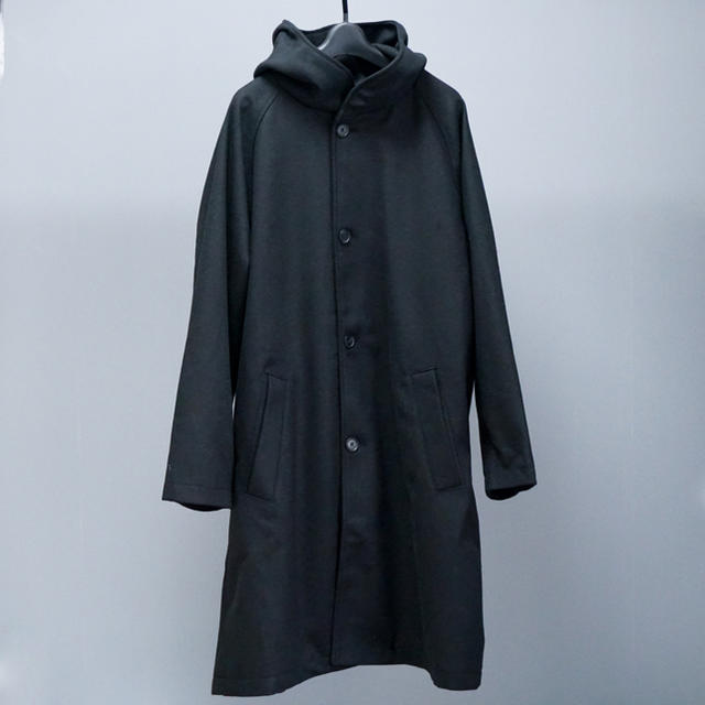 【新品】Lui’s フード付きロングコート 黒 ルイスの通販 by Shop E7｜ラクマ