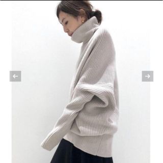 アパルトモンドゥーズィエムクラス(L'Appartement DEUXIEME CLASSE)のアパルトモンTwins Florence Denim Oversize Knit(ニット/セーター)